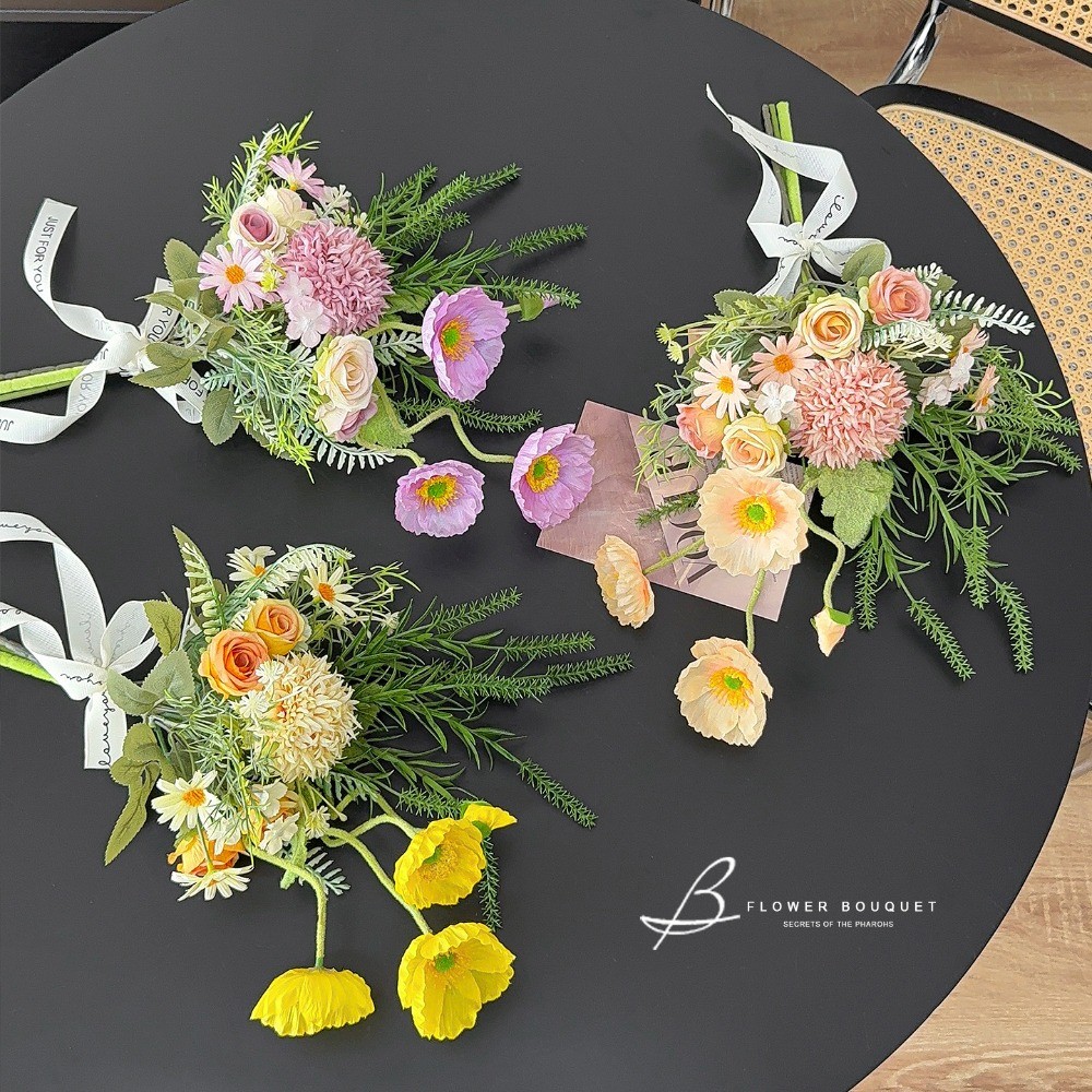 Artificial Flowers Bouquet–Graduation, Wedding Party Home Decoration Photo Props