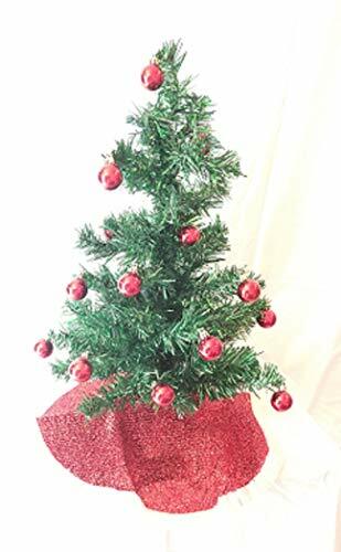 Merry Christmas 2 Ft Lighted Tinsel Tree Includes Plastic Stand (Indoor Use