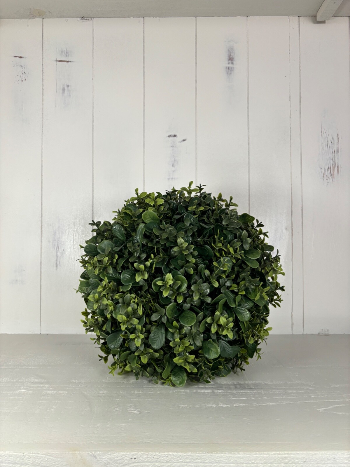 Wildwood & Cypress Artificial Boxwood Topiary Ball, The Ann, 17 in, UV Rated