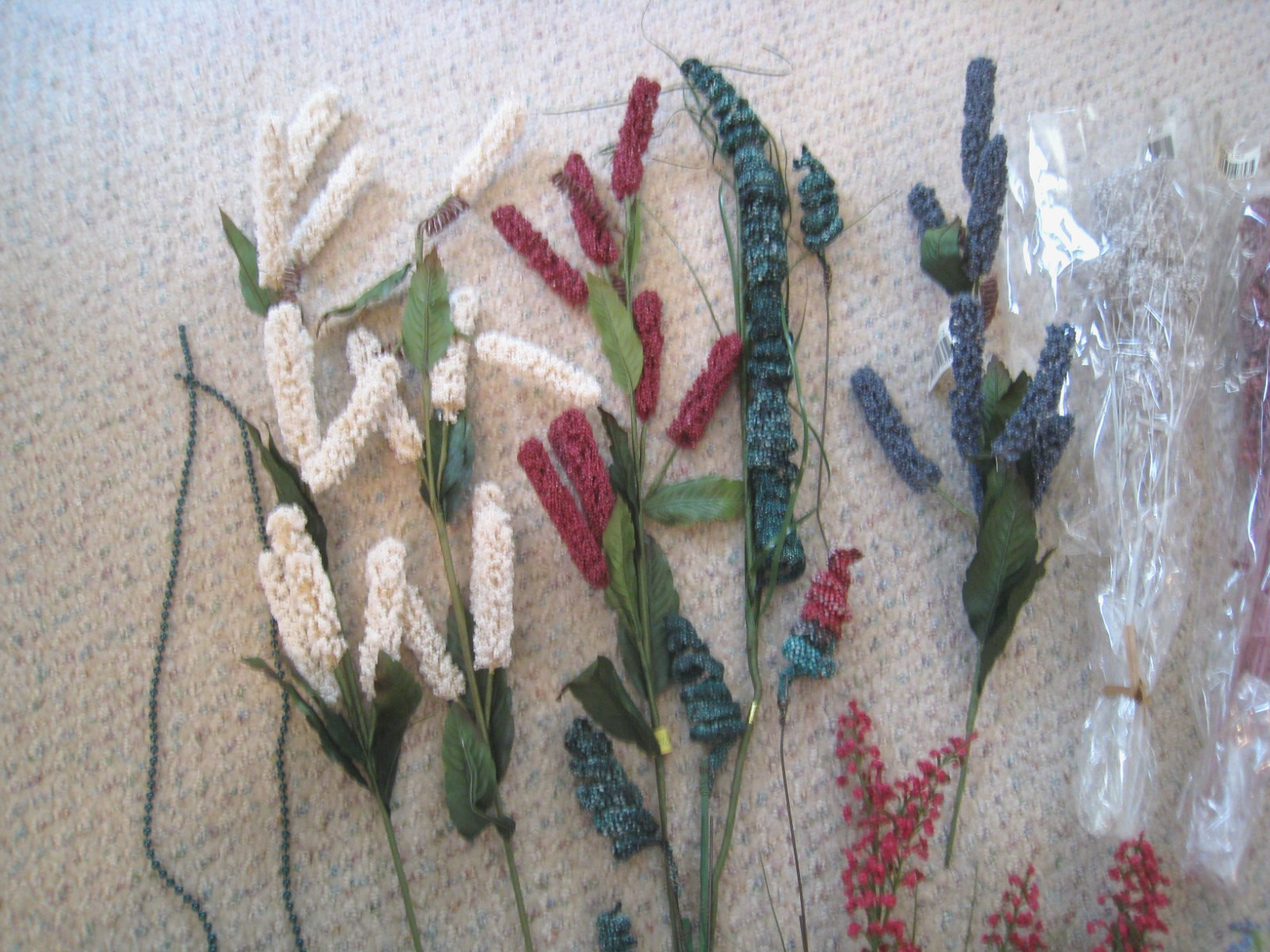 Vtg Floral Stems and Pics Lot of 35 Some Unique Most new