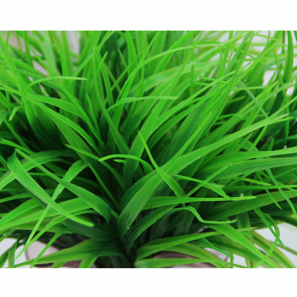 Artificia Plastic Green Grass Plant Flowers Office Home Garden Decoration Decor