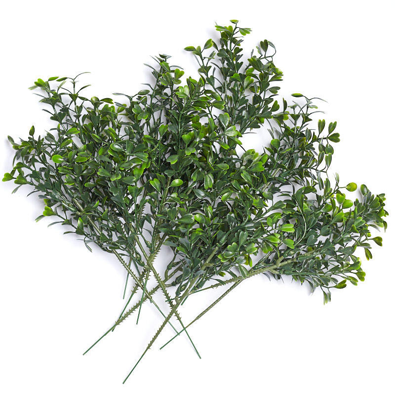 Package of 12 Traditional 8″ Weatherproof Artificial Boxwood Greenery Picks