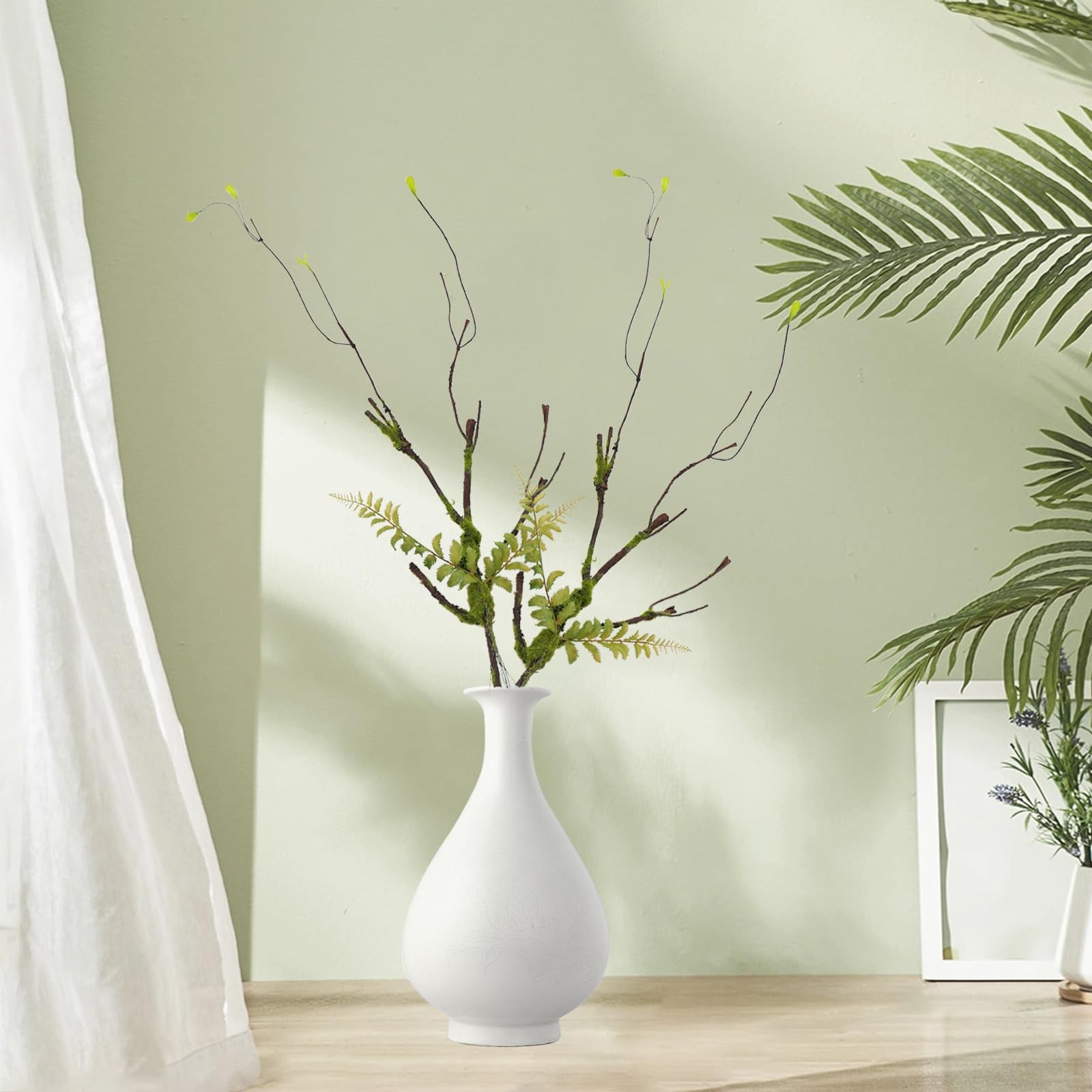 2 PCS 40 Inch Bendable Artificial Cherry Blossom Branches, Vines for Decor