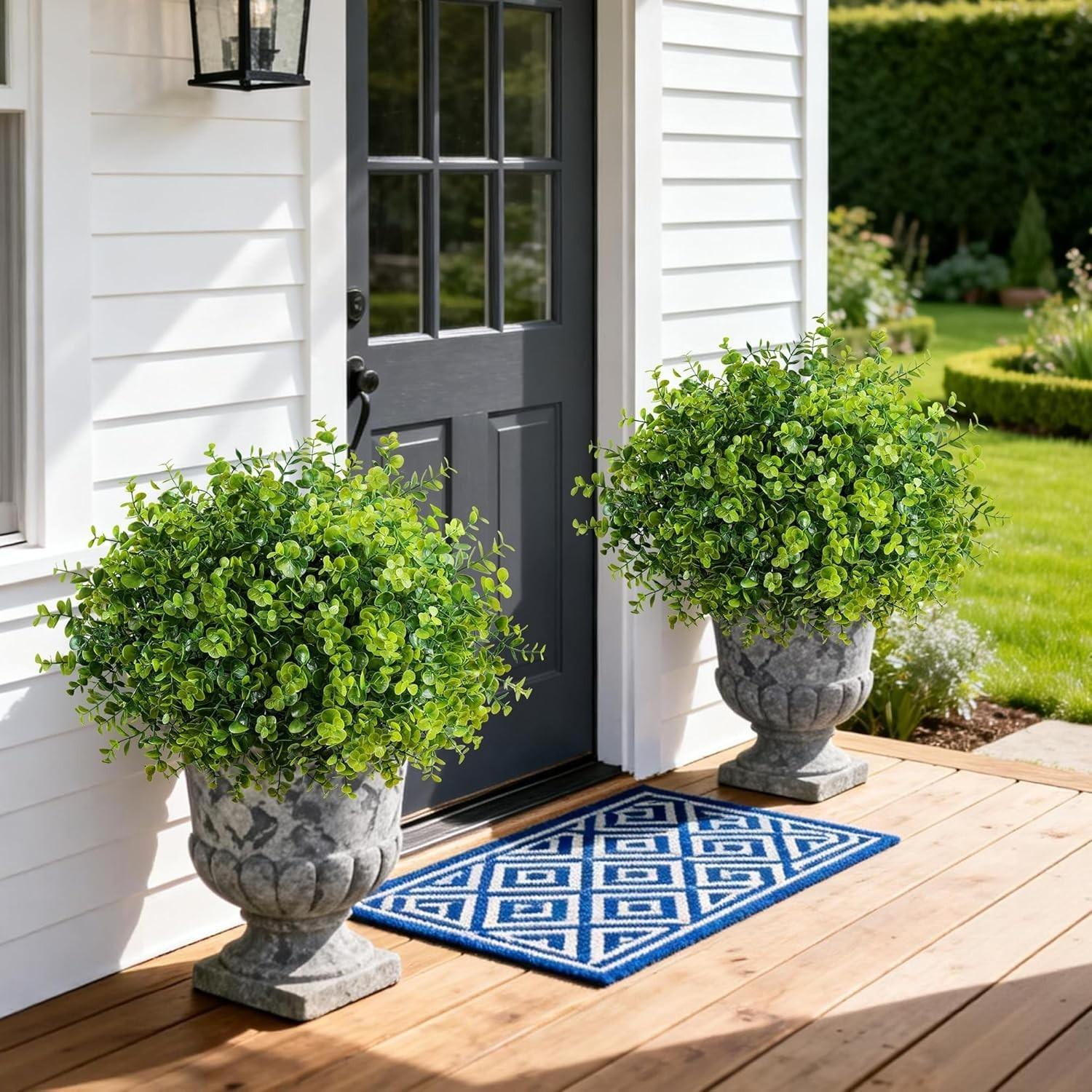 Chic 12 Bundle Artificial Eucalyptus – Durable Faux Plants for All Seasons