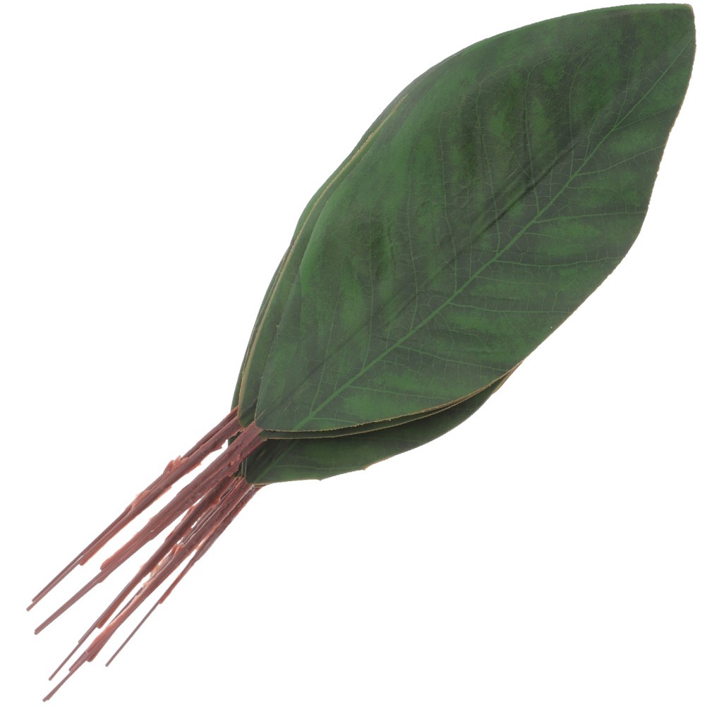 10 Pcs Cloth Green Leaves Decor Wedding Signature Floral Arrangement Prop