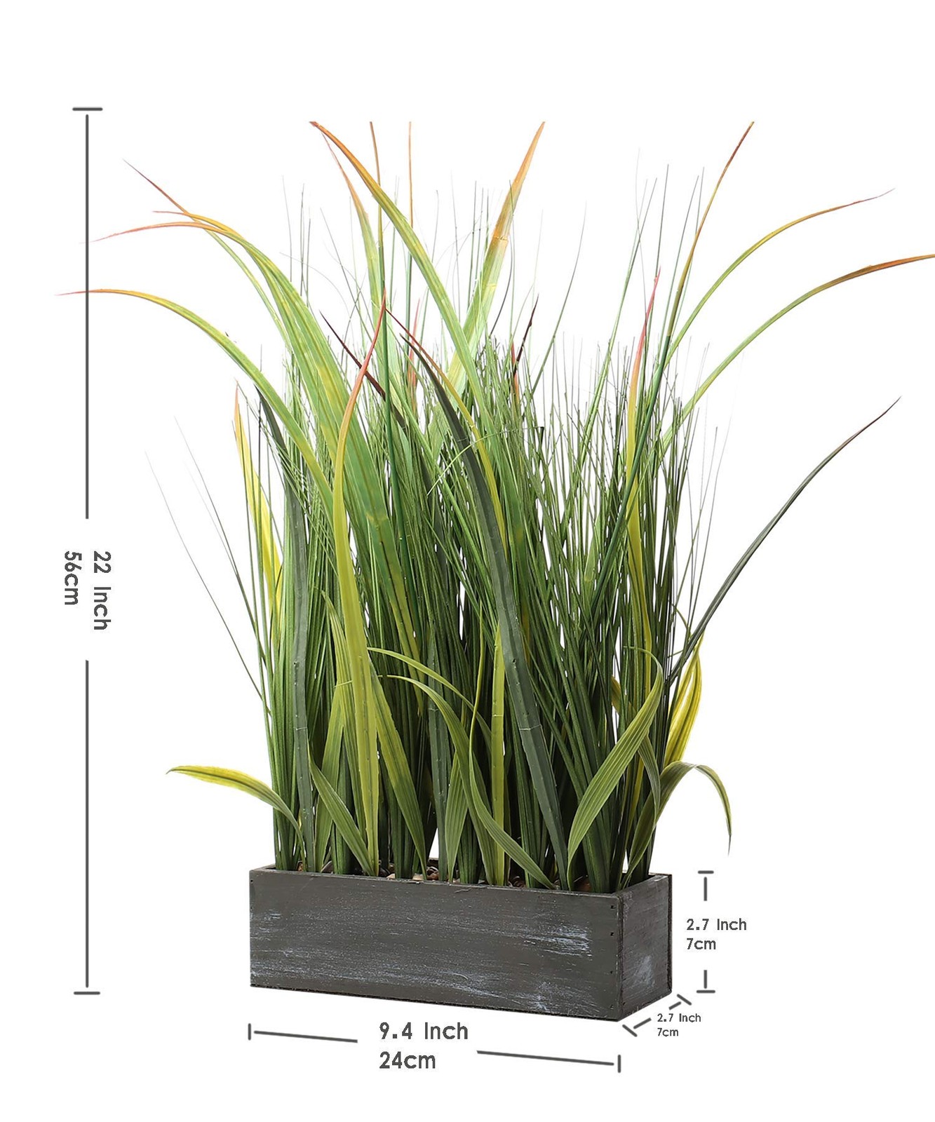 Artificial Plants 22″ Tall for Garden Indoor Greenery Tabletop Decor Home Fak…