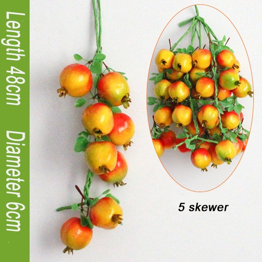 Simulat Artificial Lemon String Fake Fruit Disply Wall Hanging Home Party Decor