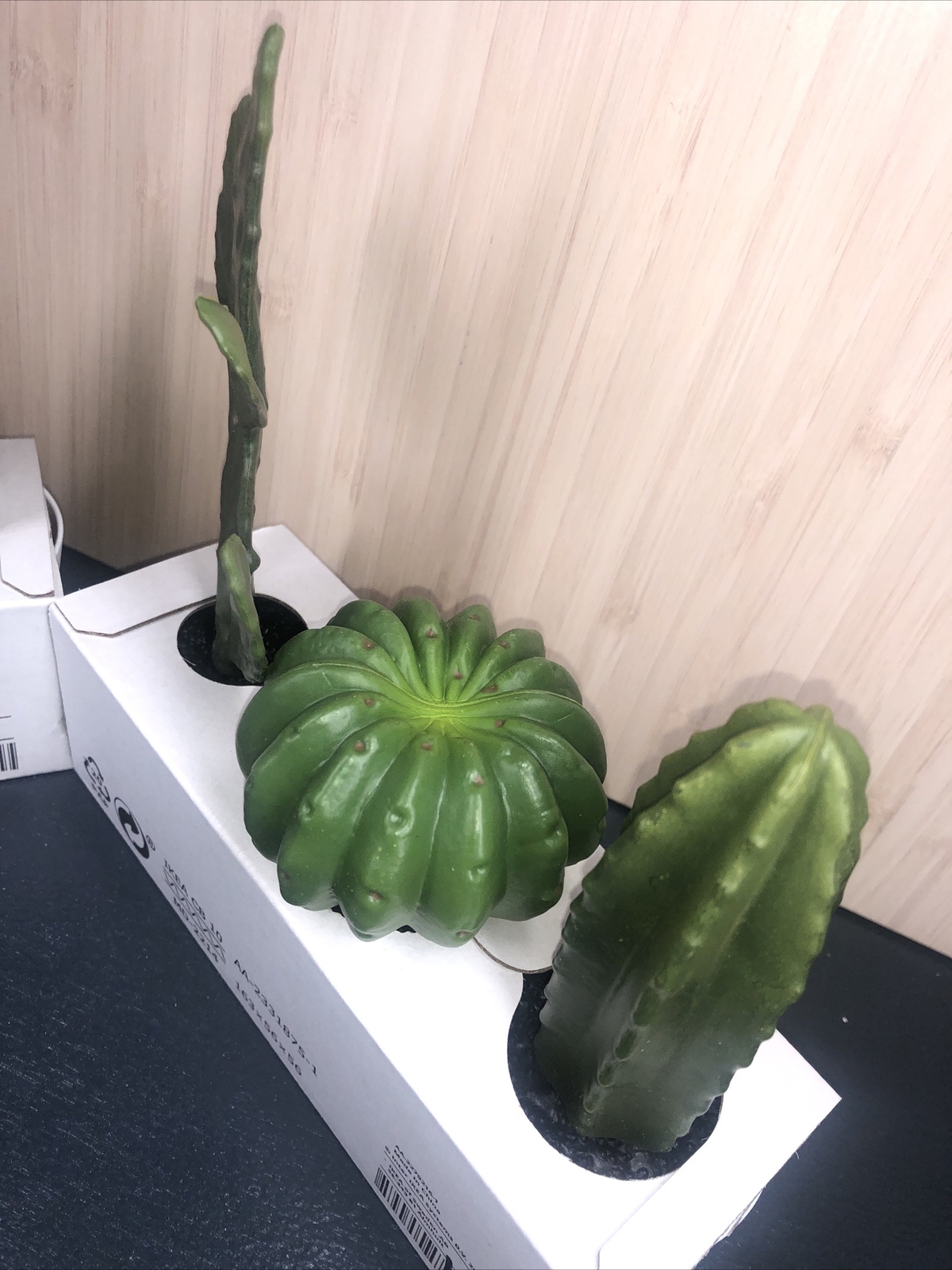 2 Sets Ikea Fejka Miniature Artificial Cactus Plants x 3 Cacti Per Set