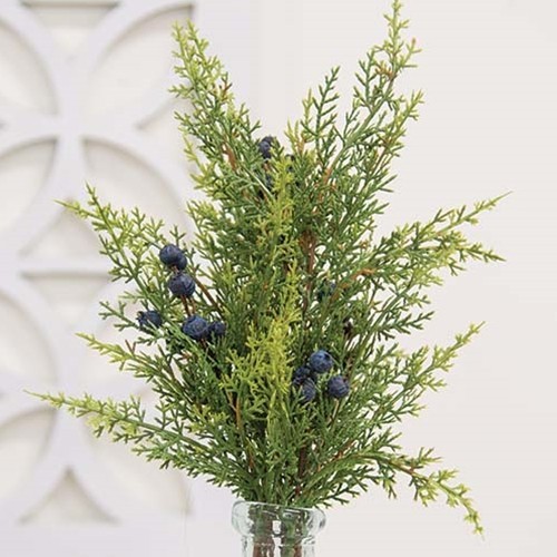 New Primitive Winter BLUE BERRY CEDAR PINE BUSH Pick Stems