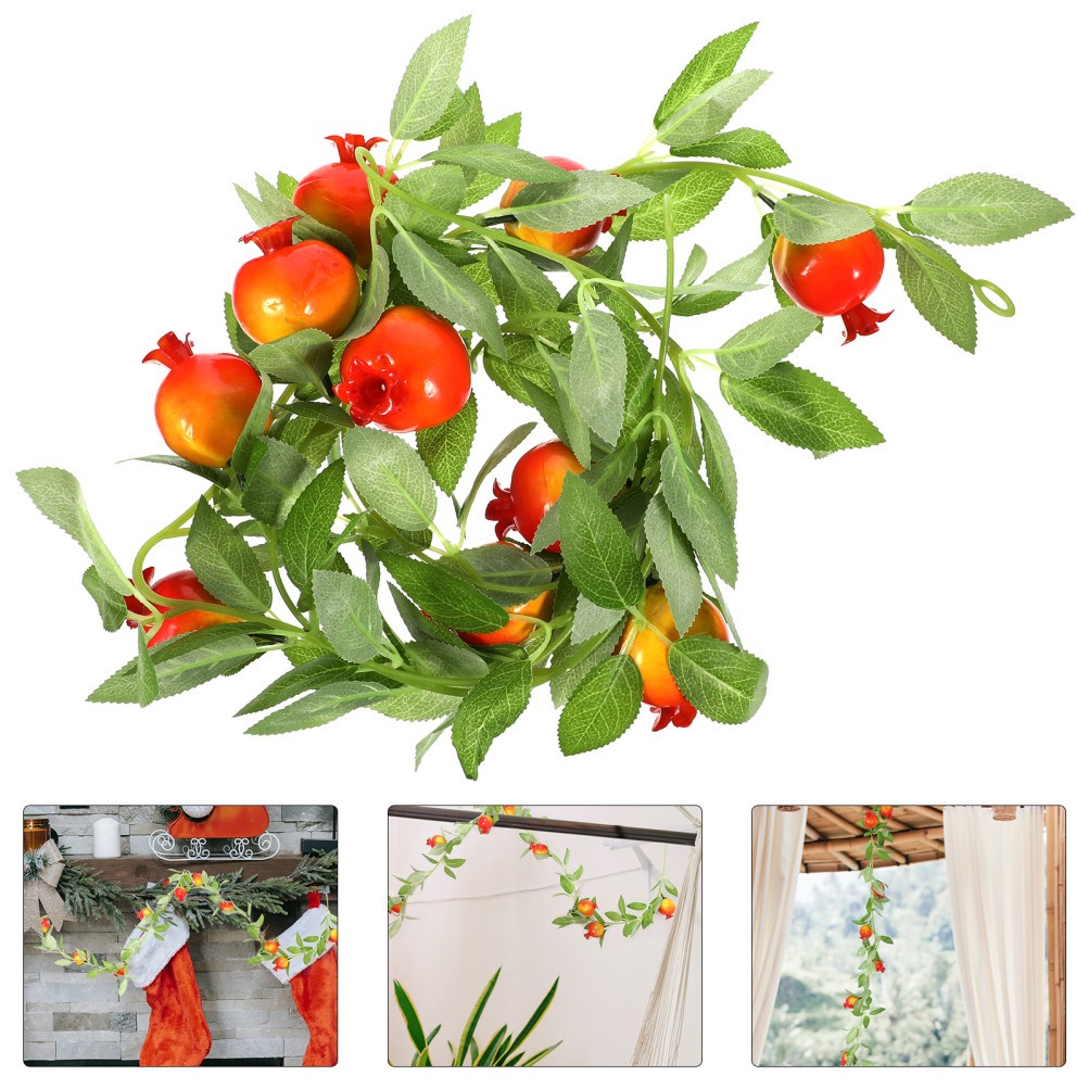 1Pcs Reusable Artificial Silk Stone Vine Suitable for Shelf and Door Decor