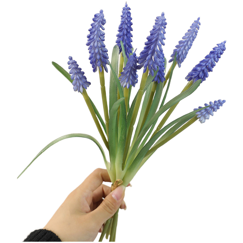 Stylish Fake Hyacinth Flowers with Realistic Petals for Indoor Ornamental Use