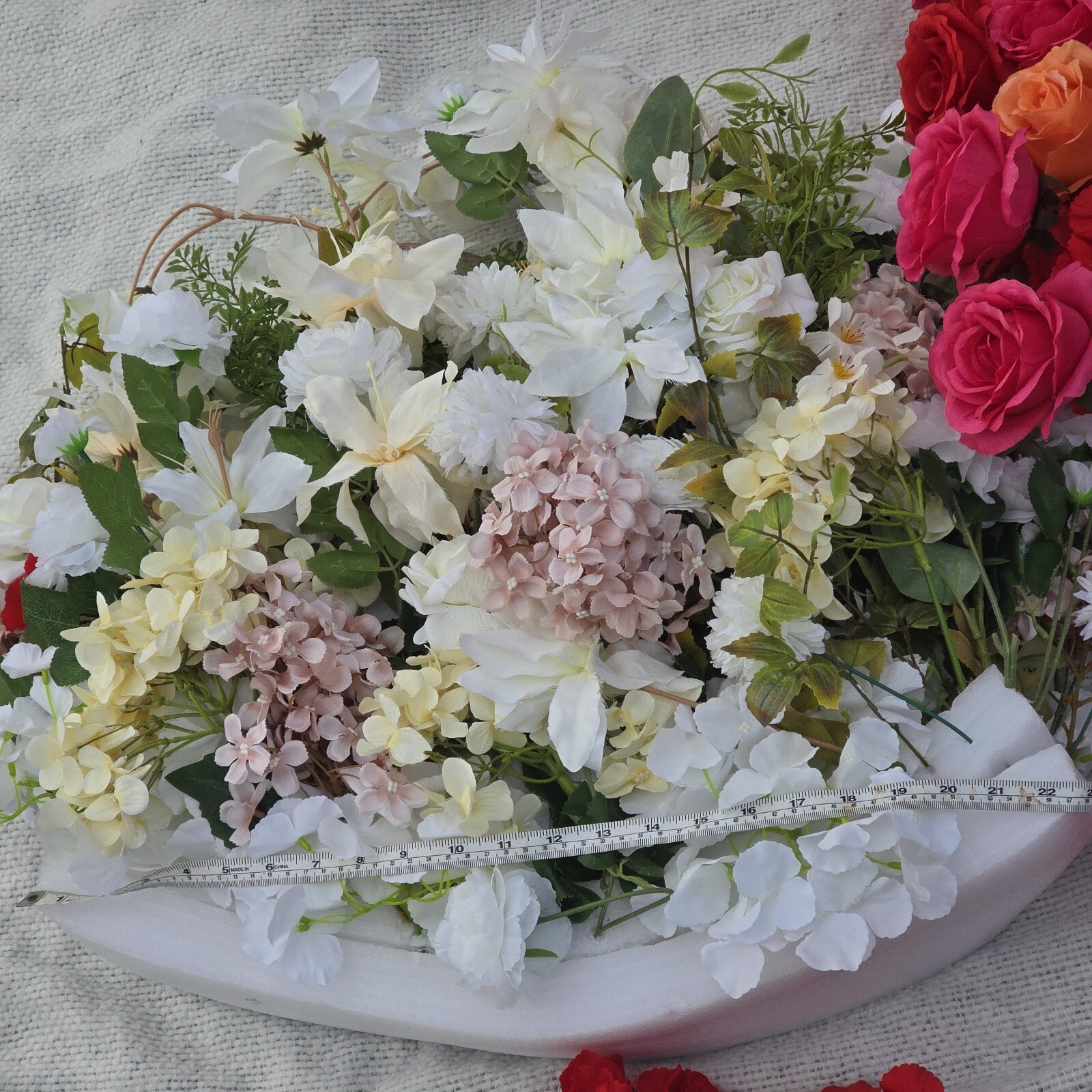 Wedding Flower Centerpiece Floral Arrangement X4 23″x24″ X1 34″ Roses + Extras