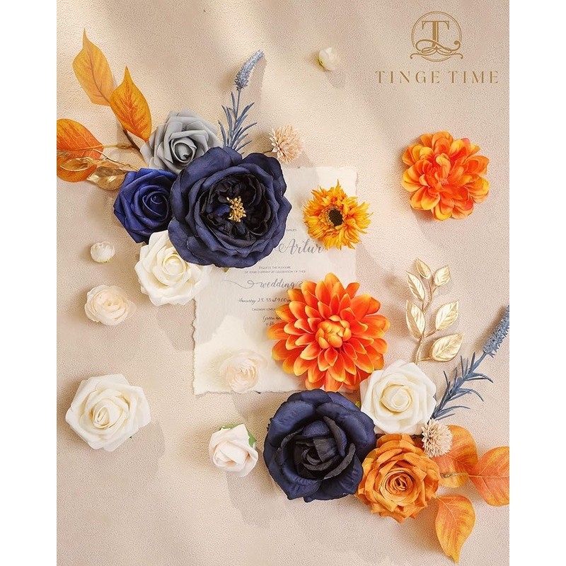 DIY Artificial Flower Box Set Bouquets Crafts Weddings Decorations Gifts New
