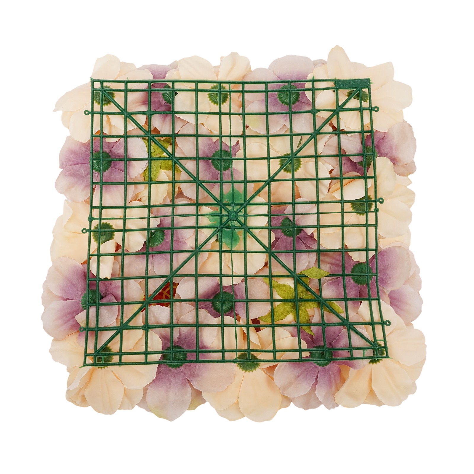 12Pcs 11.81*11.81in Artificial Flower Wall Panels, Wedding Party Backdrop Decor