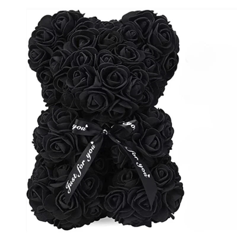2025 New Artificial Flower Eternal Rose Teddy Bear for Mom Mother’s Day Birthday