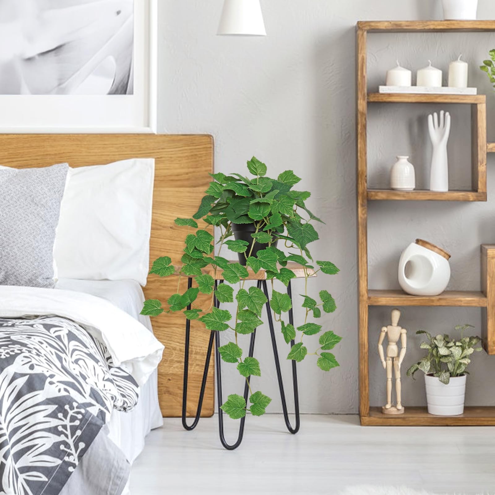 Artificial Plants Fake Pothos Ivy Plant Silk Plant for Home Decor Indoor in P