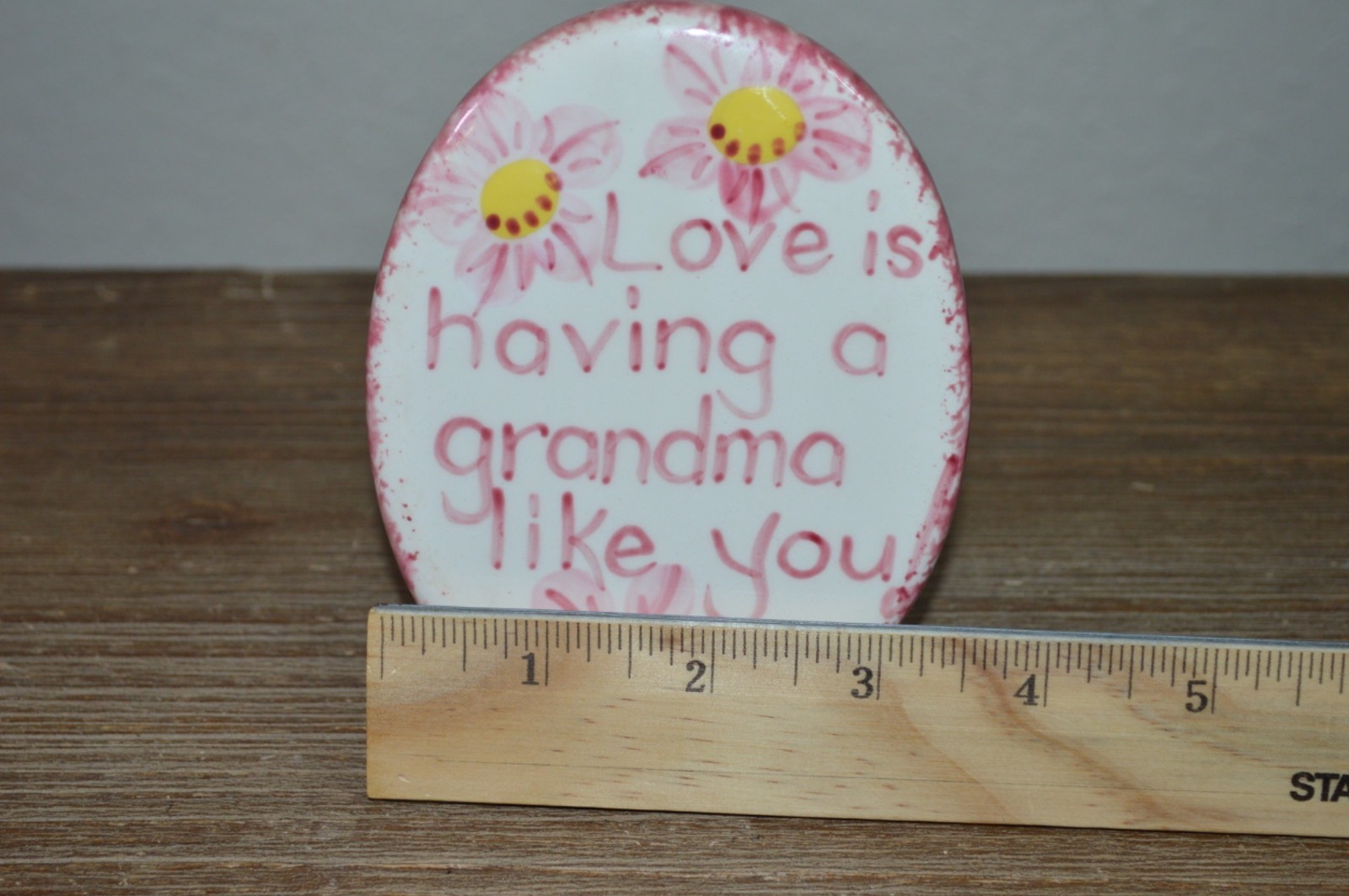 Grandma Standing Plague Flowers Gift Mother’s Day Birthday Present