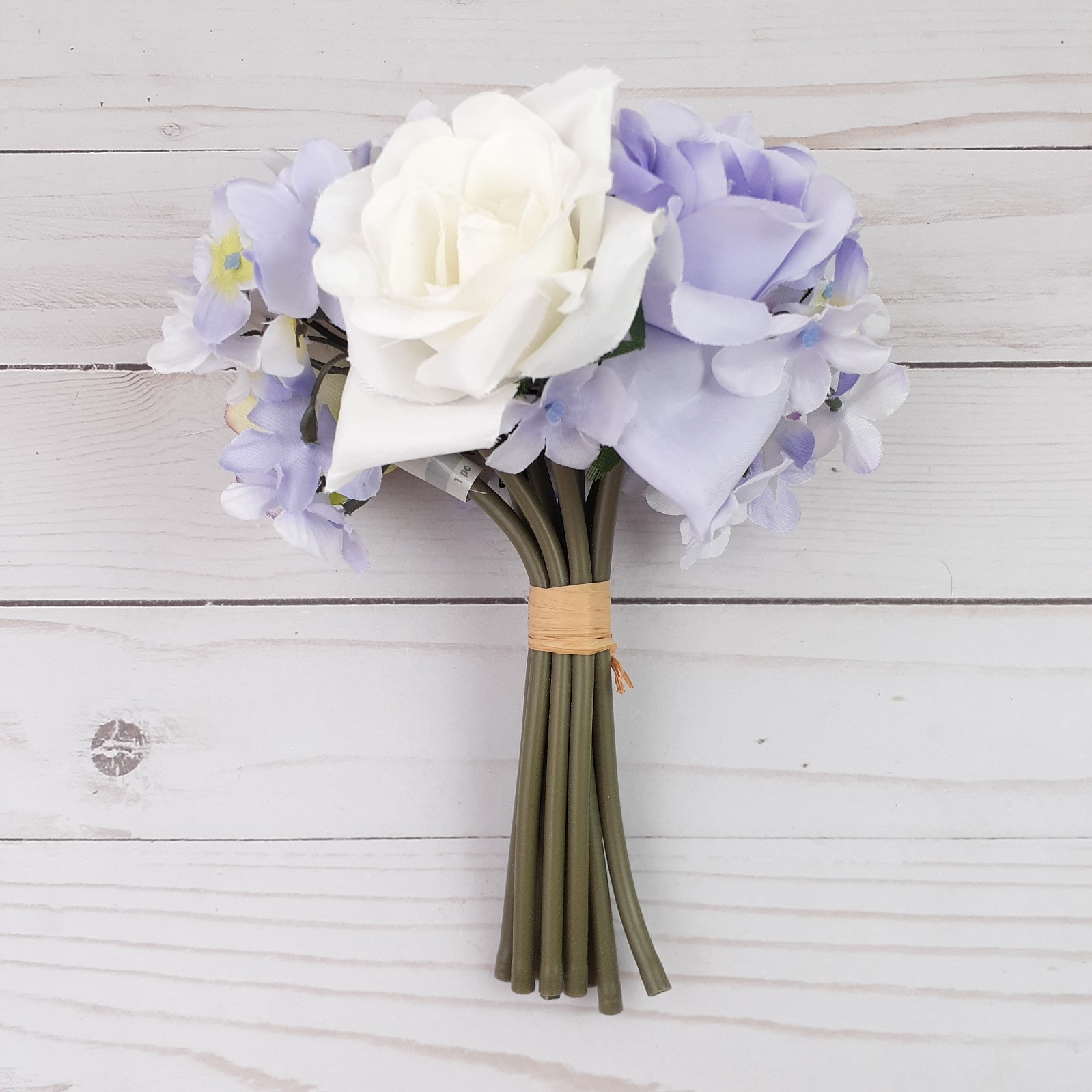 Flower Bouquet Spring Floral Decor Wedding Romantic Purple F10