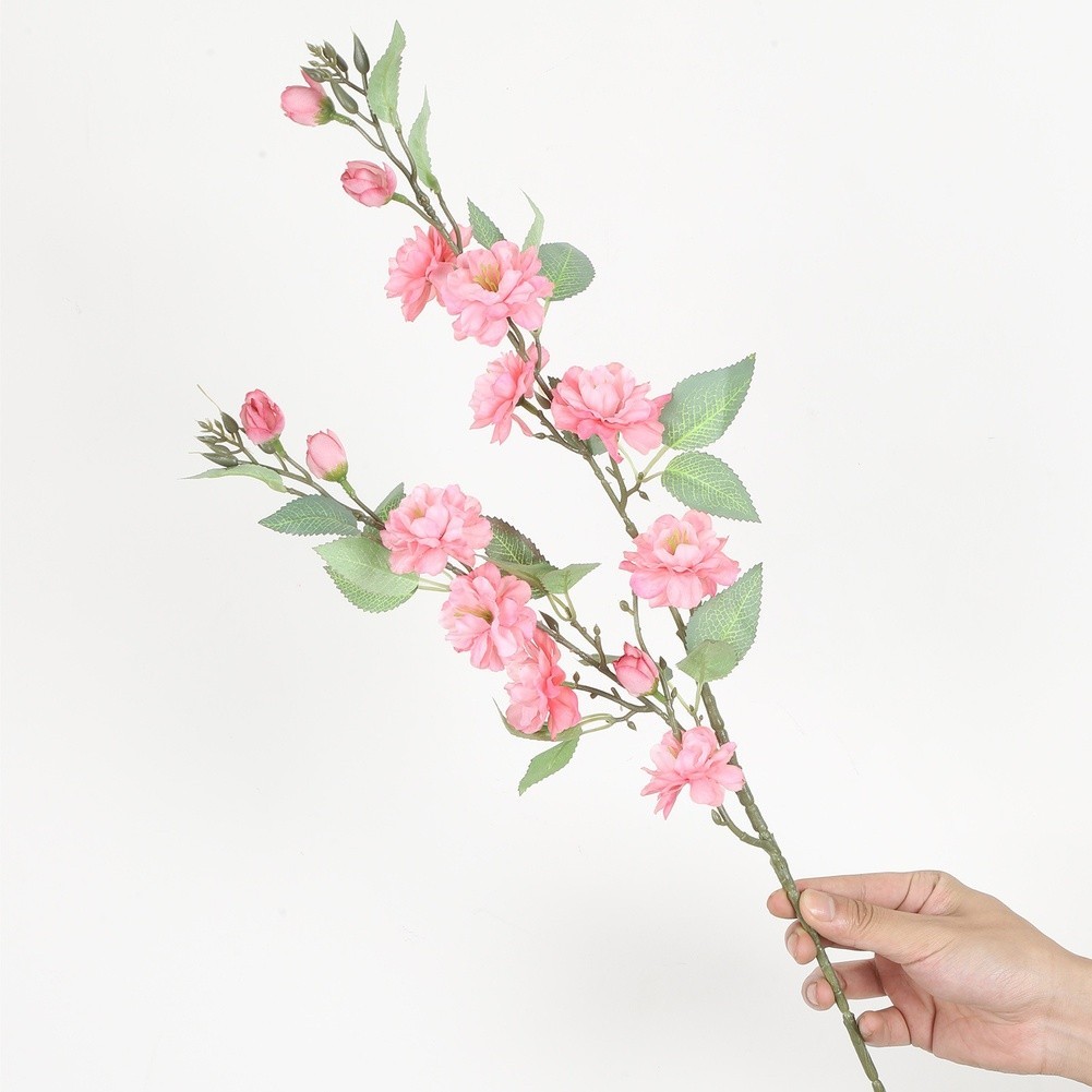 Artificial Camellia Flower 27.56in for Wedding Table Decor Outdoor Use