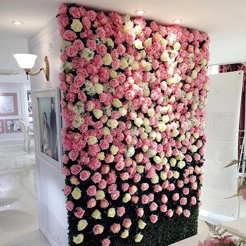 100pcs Roses Artificial Flowers, Fake Silk Roses Head, Artificial Flowers Heads
