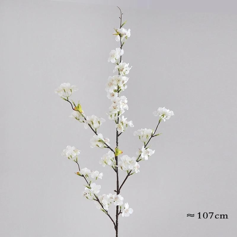 107CM Artificial Cherry Blossom Branch Wedding Arch Background Decor Faux Flower