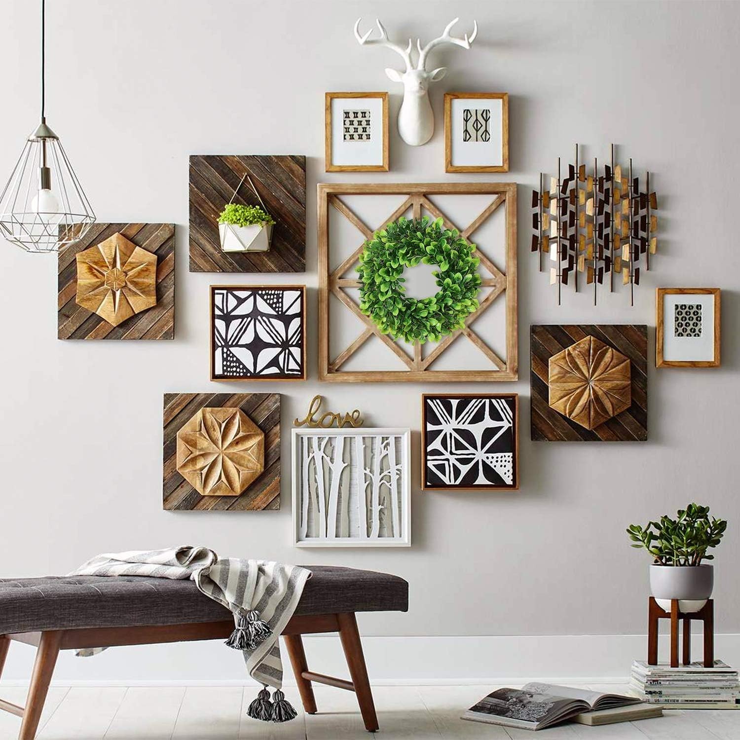 Luxury 10″ Artificial Boxwood Wreath – Perfect for Every Occasion and Season