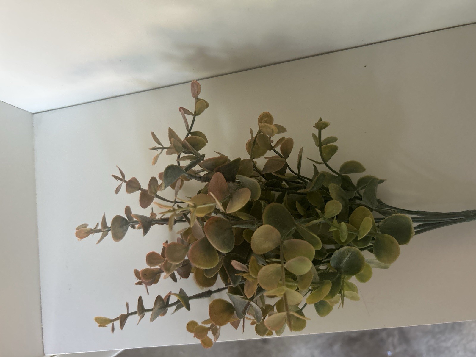 Eucalyptus Bush Artificial Green Pink 13” High Quality