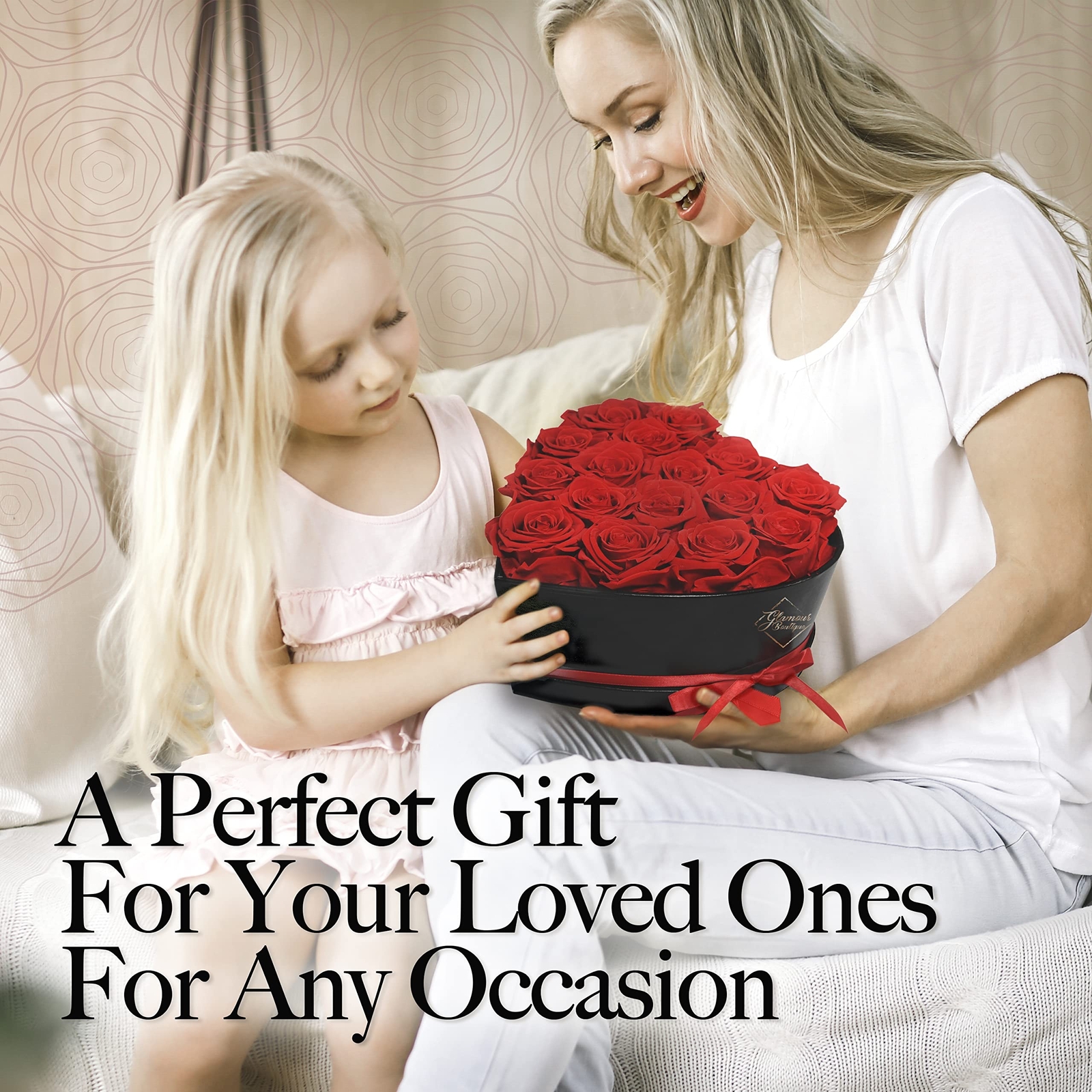 16 Flower Forever Heart Shape Box – Preserved Roses Gift for Her, Preserved F…