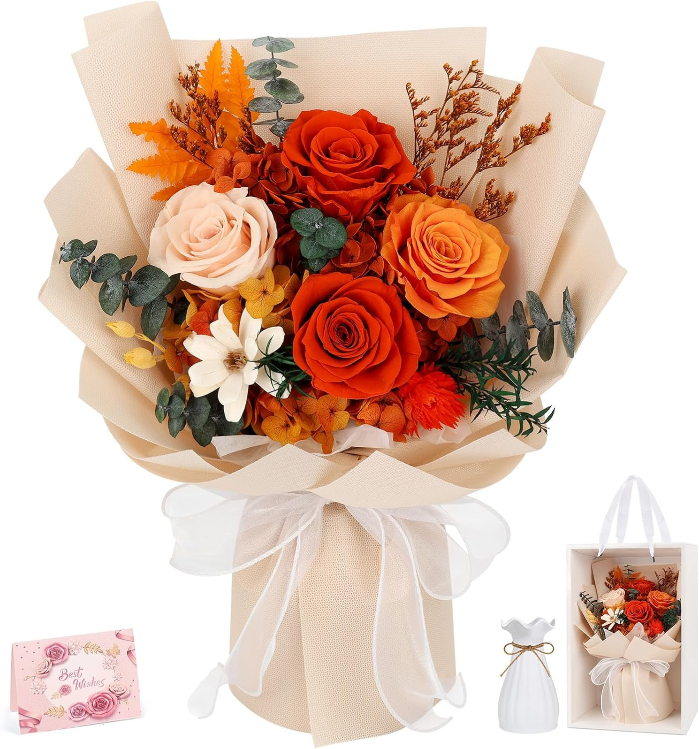 Flowers for Delivery Prime Preserved Flower Bouquet That Last 3-5 Years Real For