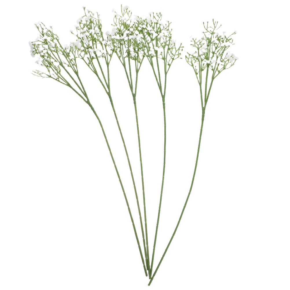 5 Pcs False Baby’s Breath Mini Artificial Flowers Small Silk Ornaments