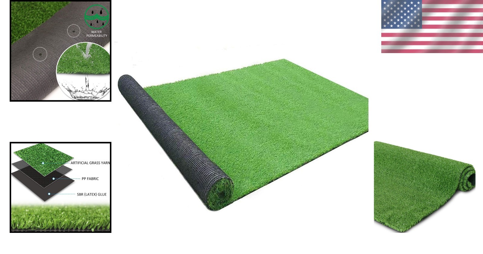 Synthetic Lawn Rug for Pets, Indoor Outdoor