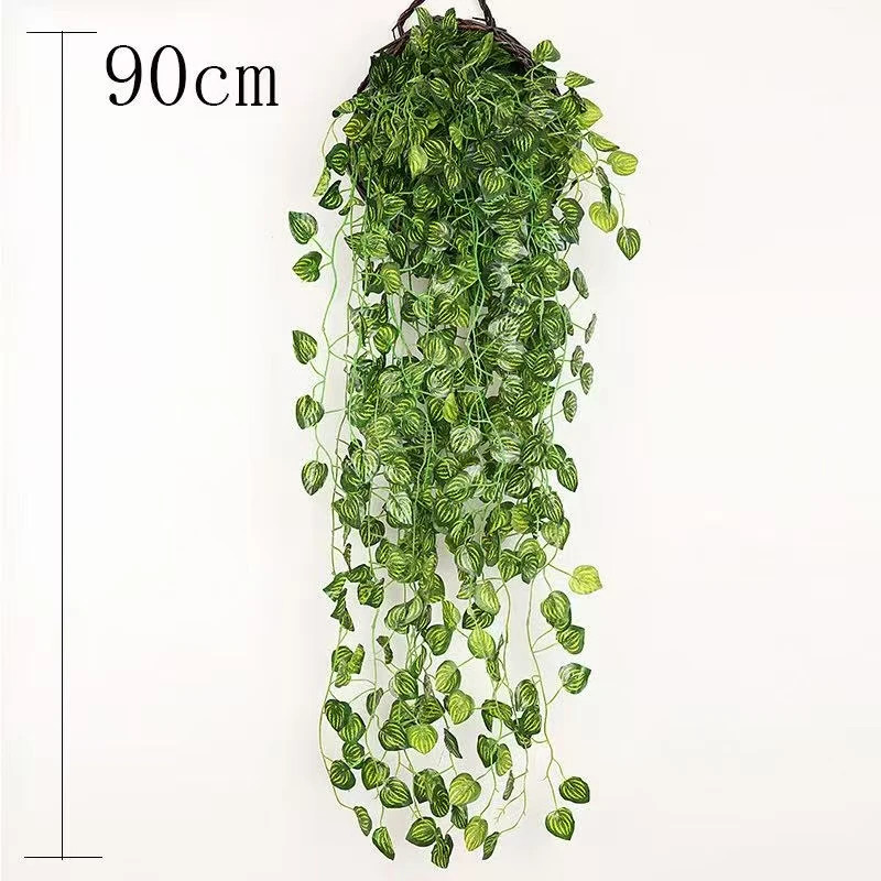 2.1M Green Ivy Leaf Hanging Vine Artificial Garland Silk Wall Plant Home Garden