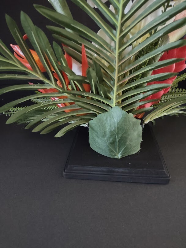 Artificial Tropical table centerpiece