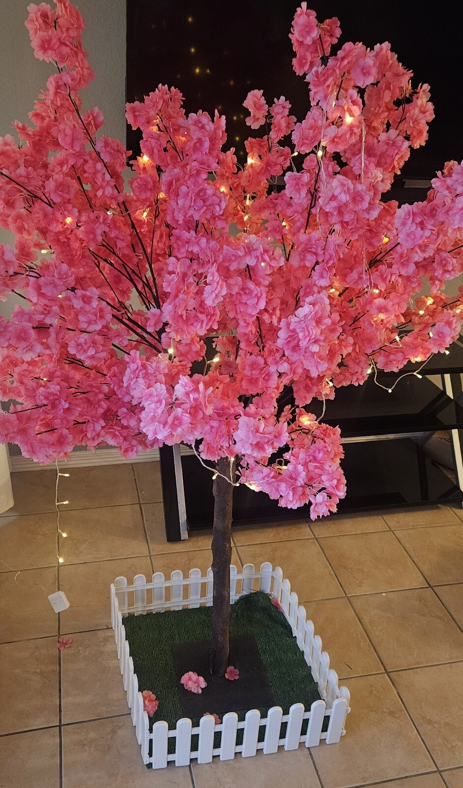 Artificial Cherry Blossom Tree – Handmade Pink Fake Cherry Blossom Tree 5 FT
