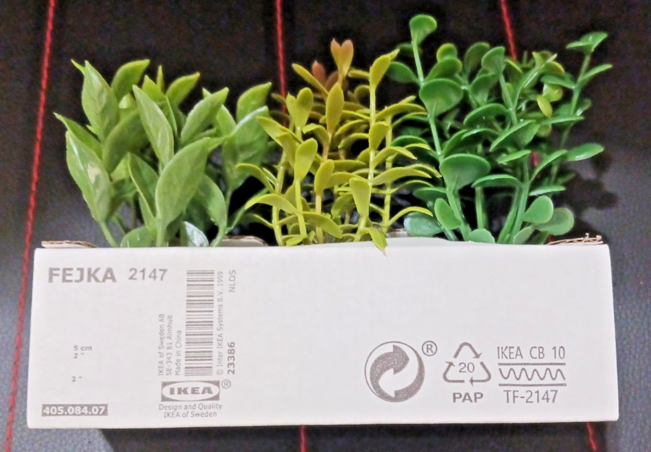 IKEA FEJKA Artifi Potted Plant W Pot, Set Of 3, In/Outdoor Herbs, 5 cm, 2″