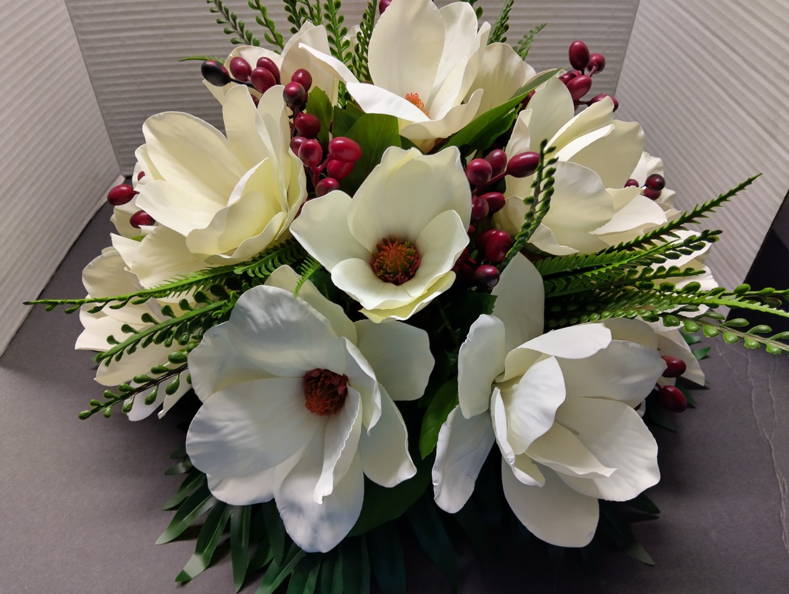 Magnolia table Christmas centerpiece