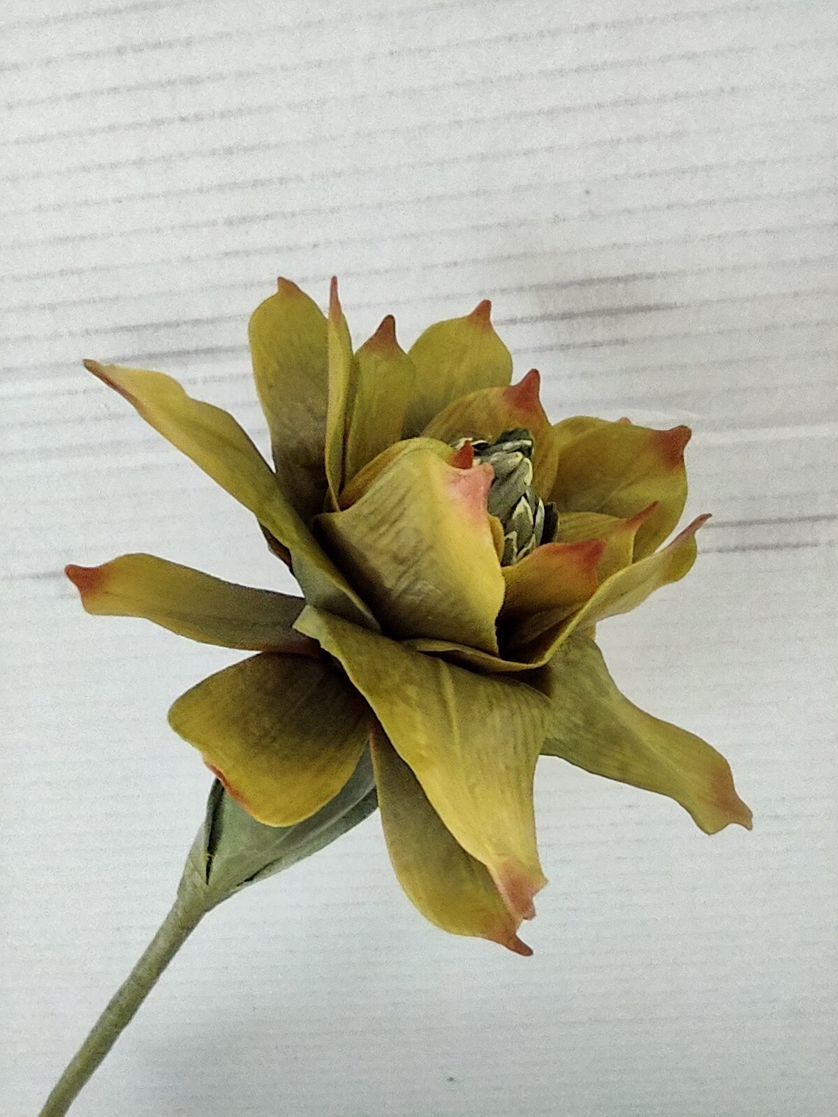 Artificial rose ginger lily, Hawaiian flowers, tropical flower stems LIME GREEN