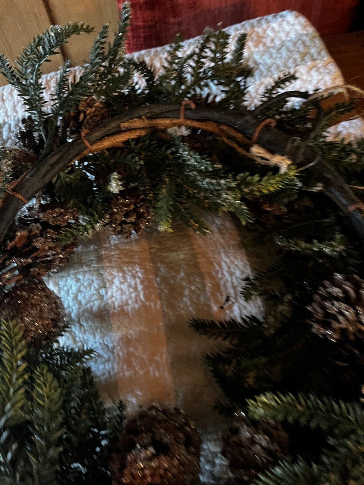 OH SO SHABBY Chic 22” -24” Farmhouse Wreath Home & GARDEN Door Decor