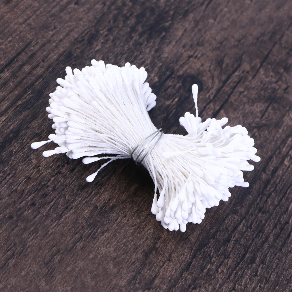 400 Pcs/set Simulated Stamens Pearlized Flower Making Supplies Floral Buds