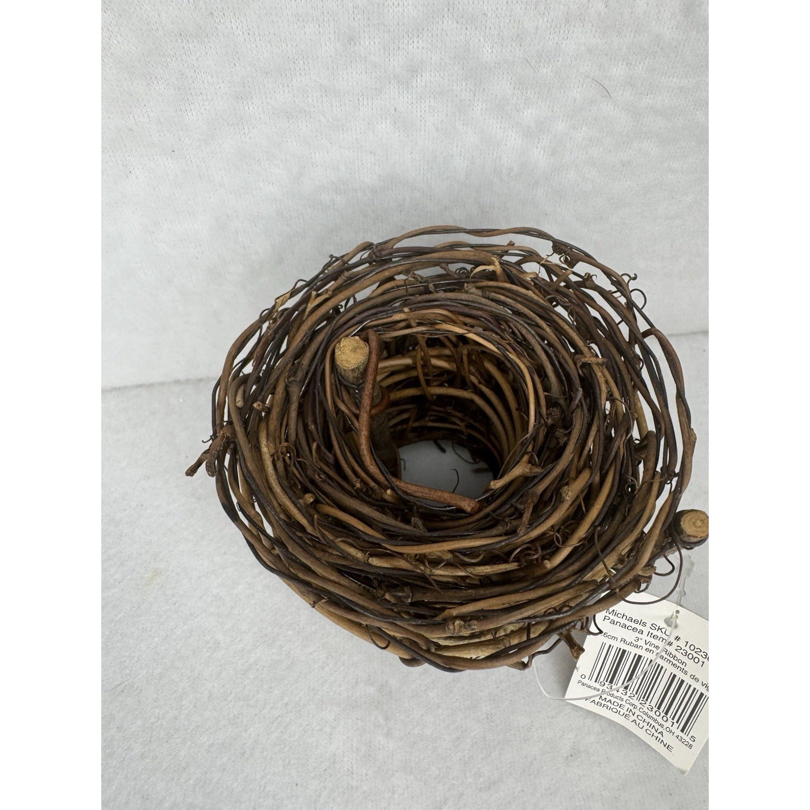 Panacea 3″ Vine Ribbon Natural Grapevine Roll Michaels Rustic Craft Decor New