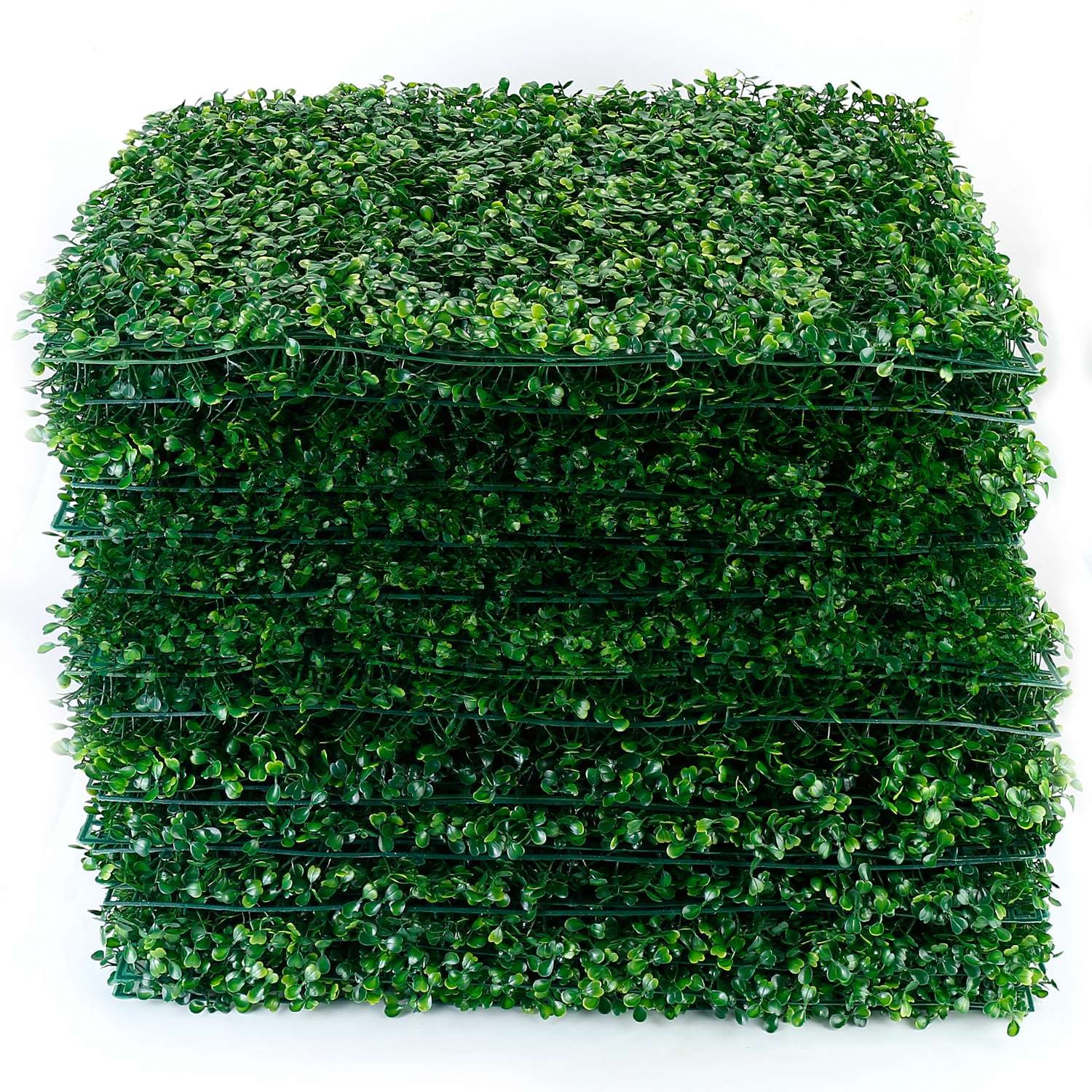 12Pcs 24″x16″ Artificial Grass Wall Panel Backdrop for Indoor Outdoor Wall Decor