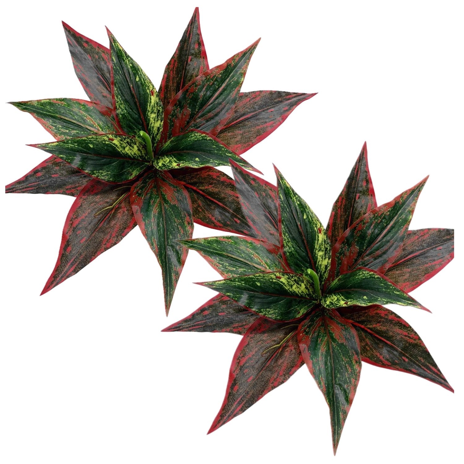 Artificial Plants 2 Pack Faux Grass Outdoor Indoor Decor Wedding Party Greene…