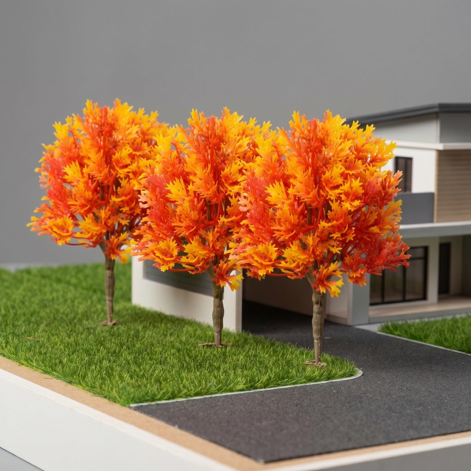 3pcs Artificial Maple Tree Models for Miniature Scenery Simulation Trees for …