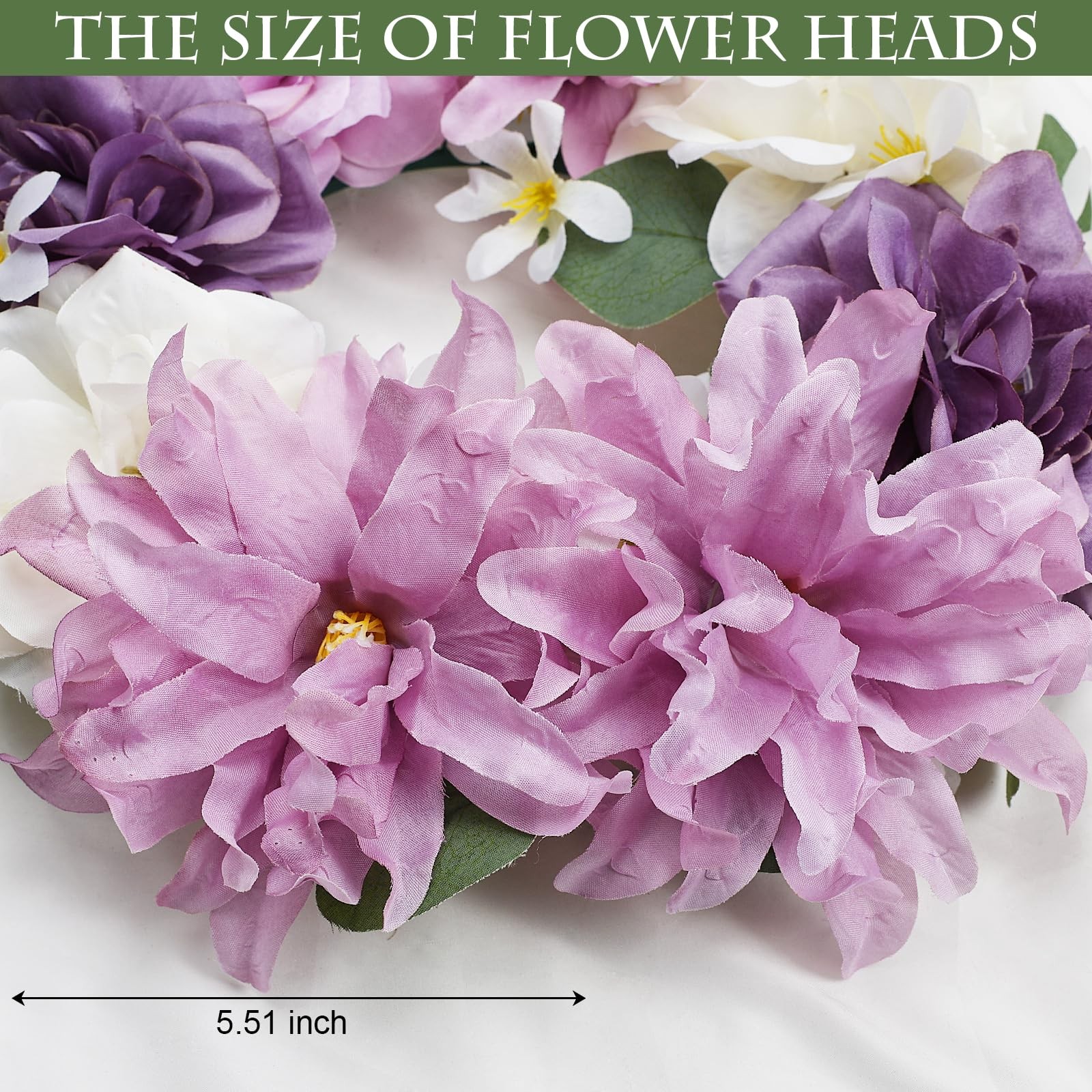 Artificial Silk Dahlias Flower Heads – 50 PCS Realistic Bulk Faux Floral for …