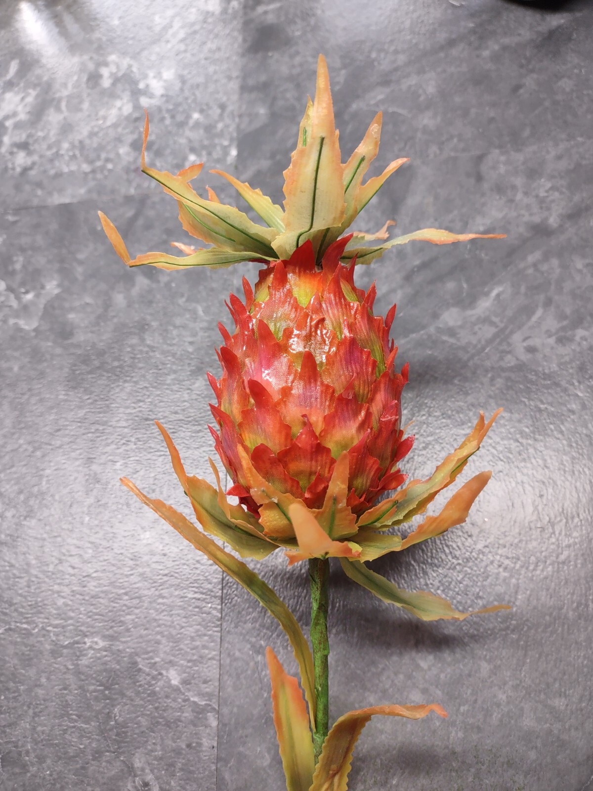 Decorative Pineapple flower silk floral