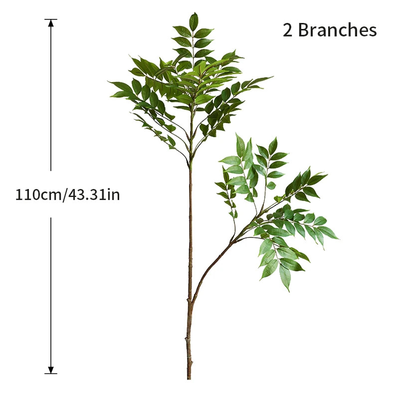 76-140Cm Large Artificial Ficus Tree Branch Fake Lacquer Tree Plastic Banyan Pla