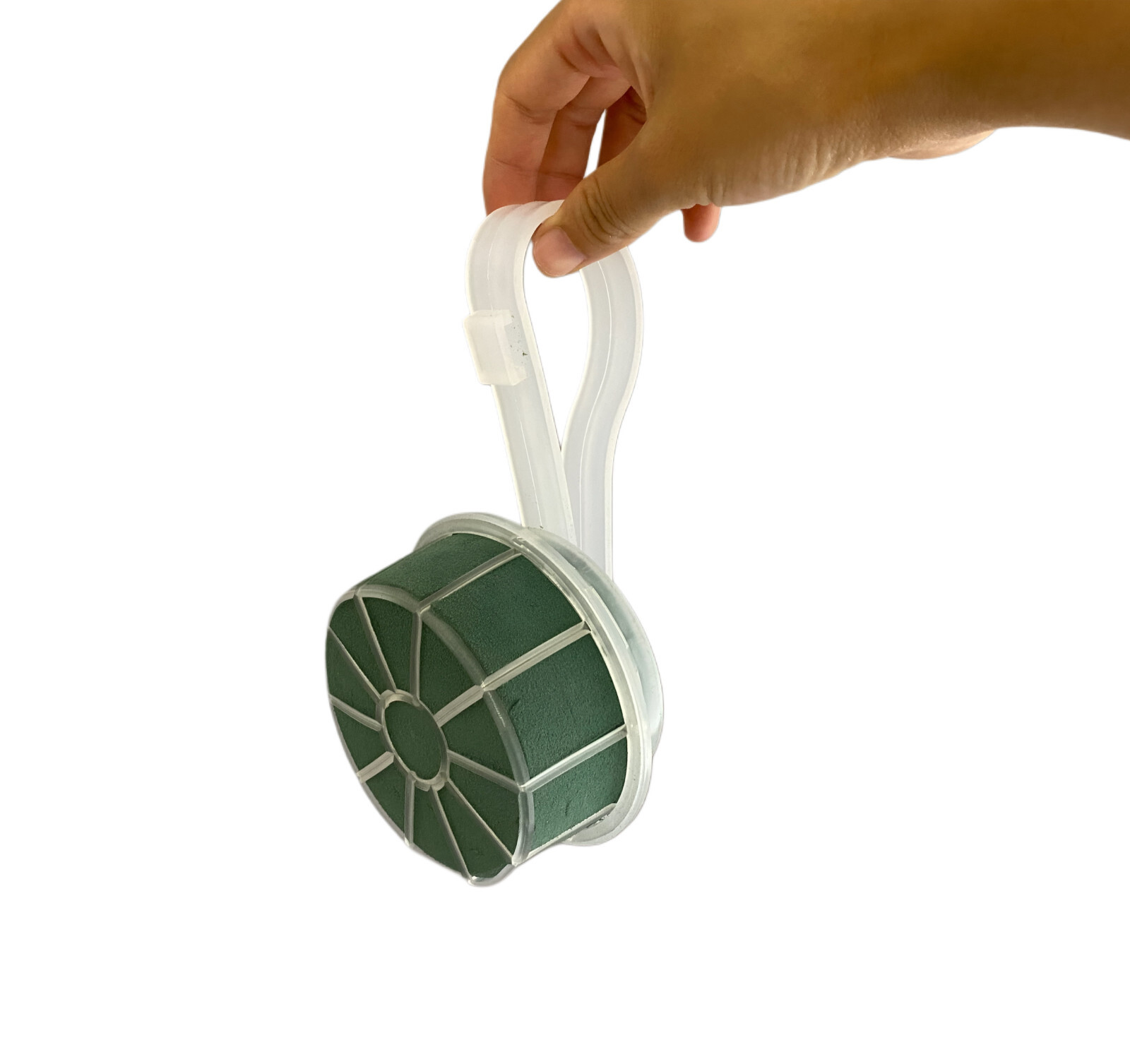Pew Clip Holder Large / Jumbo w foam for fresh flower Wedding Church Bench