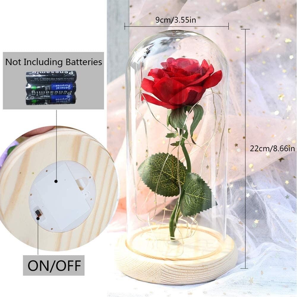 Rose Forever Light Enchanted Galaxy LED Rose Valentine’s Day Eternal LED Rose
