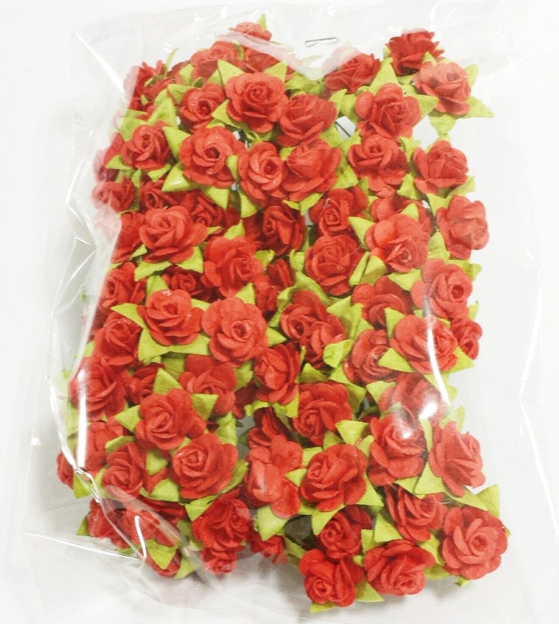 15 mm Mulberry Paper Rose Flower Craft Wedding Card Basket Scrapbooking DIY