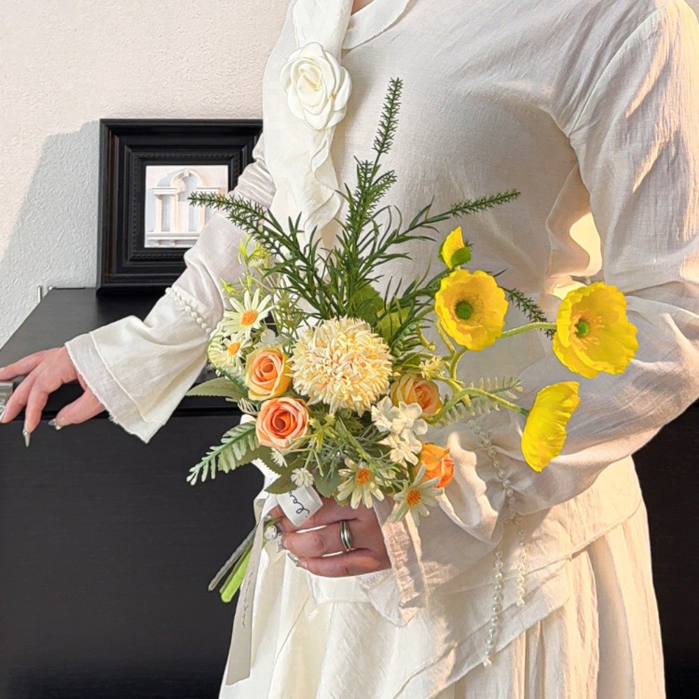 Artificial Flowers Bouquet–Graduation, Wedding Party Home Decoration Photo Props